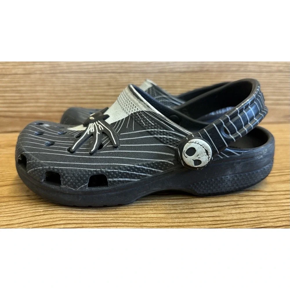 Crocs Nightmare‎ Before Christmas Clogs Jack Skellington Junior Child Sz 1